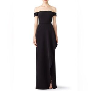 JS Collection off the shoulder gown
